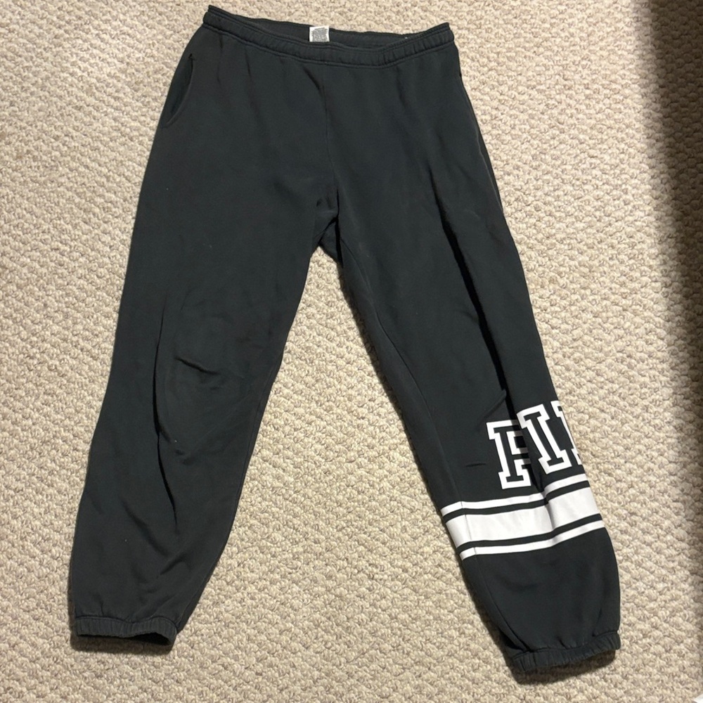 PINK Victoria's Secret Black Joggers